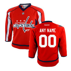 Reebok Washington Capitals Toddler Replica Home Custom Jersey - Red