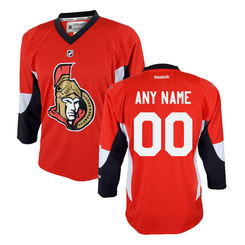 Reebok Ottawa Senators Preschool Replica Home Custom Jersey - Red