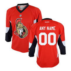 Reebok Ottawa Senators Toddler Replica Home Custom Jersey - Red