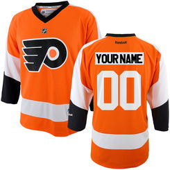 Reebok Philadelphia Flyers Preschool Replica Home Custom Jersey - Orange