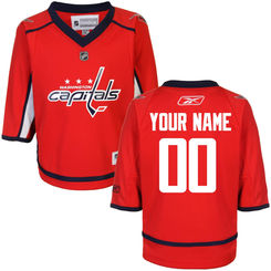 Reebok Washington Capitals Infant Replica Home Custom Jersey - Red