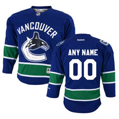 Reebok Vancouver Canucks Infant Replica Home Custom Jersey - Blue