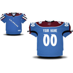 Reebok Colorado Avalanche Youth Replica Alternate Custom Jersey - Steel Blue