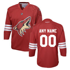 Reebok Arizona Coyotes Infant Replica Home Custom Jersey - Sedona Red