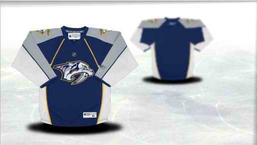 Nashville Predators Youth Customized Blue Jersey