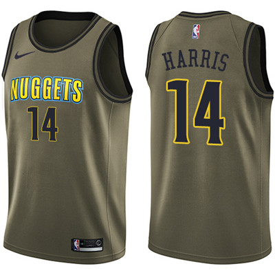 Nike Nuggets #14 Gary Harris Green Salute to Service Youth NBA Swingman Jersey Nike Nuggets #14 Gary Harris Green Salute to Service Youth NBA Swingman Jersey