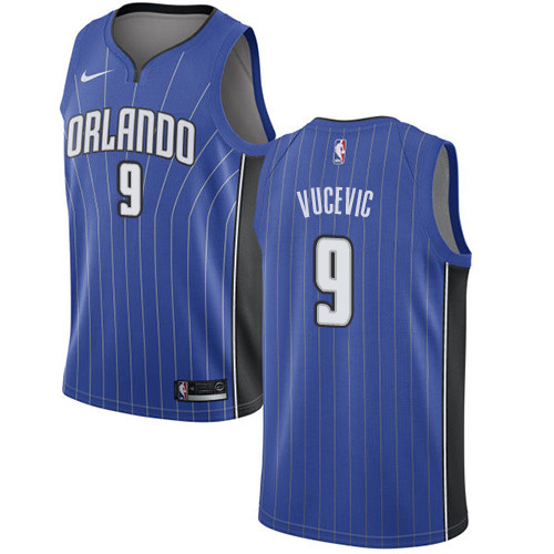 Magic #9 Nikola Vucevic Royal Youth Basketball Swingman Icon Edition Jersey