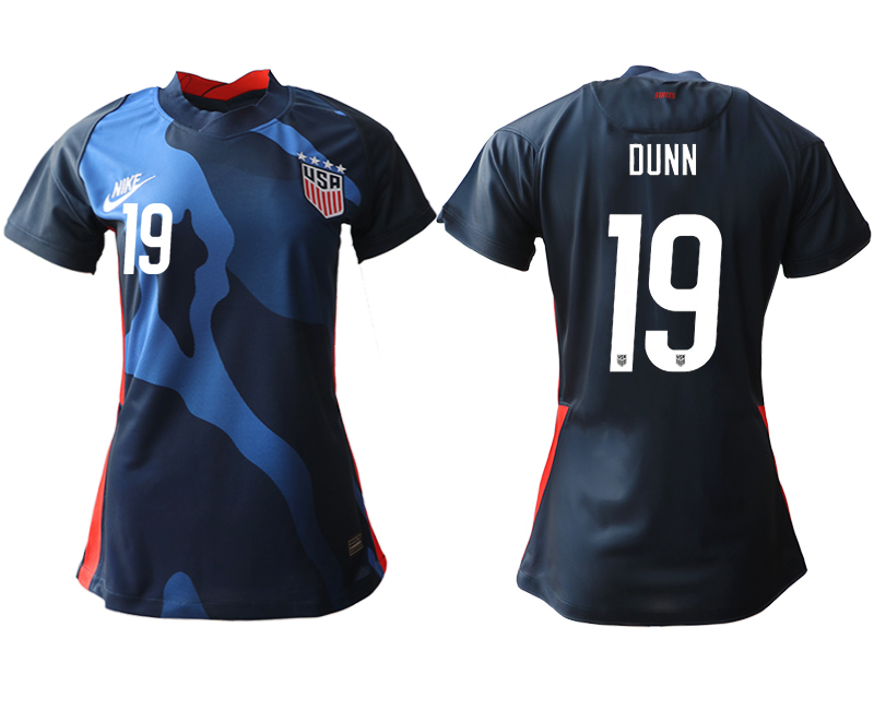 Womens USA #19 Dunn Away Jersey