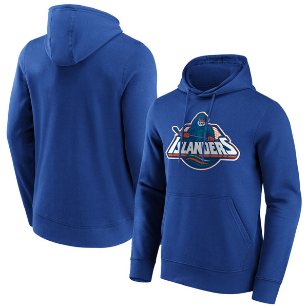 Men's New York Islanders Royal True Classics Vintage Graphic Hoodie Men's New York Islanders Royal True Classics Vintage Graphic Hoodie