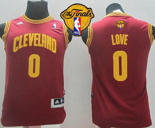 Revolution 30 Cavaliers #0 Kevin Love Red The Finals Patch Stitched Youth NBA Jersey Revolution 30 Cavaliers #0 Kevin Love Red The Finals Patch Stitched Youth NBA Jersey