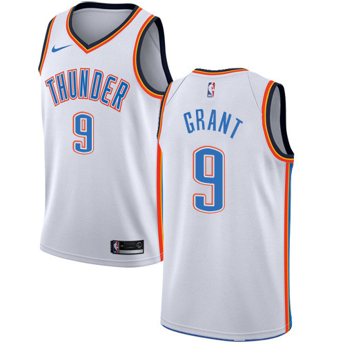 Thunder #9 Jerami Grant White Youth Basketball Swingman Association Edition Jersey
