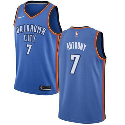 Nike Thunder #7 Carmelo Anthony Blue Youth NBA Swingman Jersey Nike Thunder #7 Carmelo Anthony Blue Youth NBA Swingman Jersey