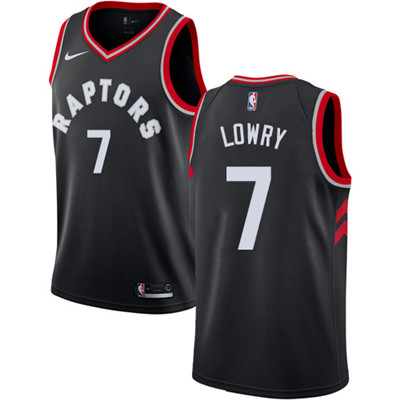 Nike Raptors #7 Kyle Lowry Black Youth NBA Swingman Statement Edition Jersey