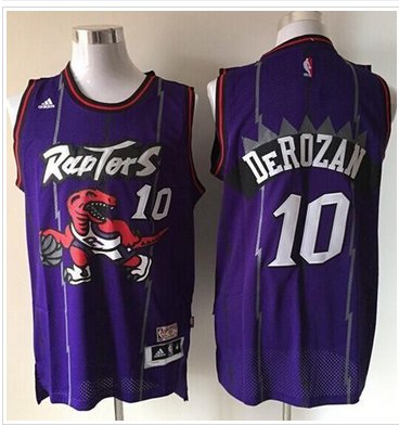 Youth NBA Raptors #10 DeMar DeRozan Purple Throwback Stitched Jersey