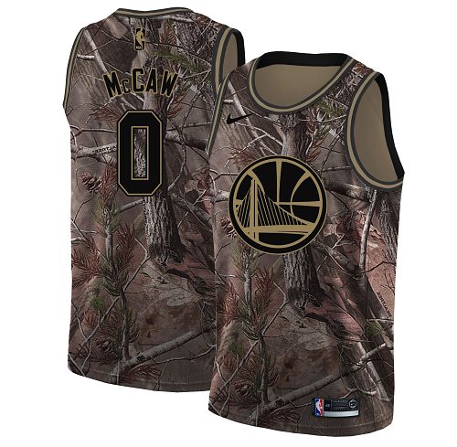 Nike Warriors #0 Patrick McCaw Camo Youth NBA Swingman Realtree Collection Jersey