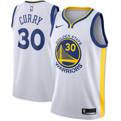 Nike Warriors #30 Stephen Curry White Youth NBA Swingman Jersey