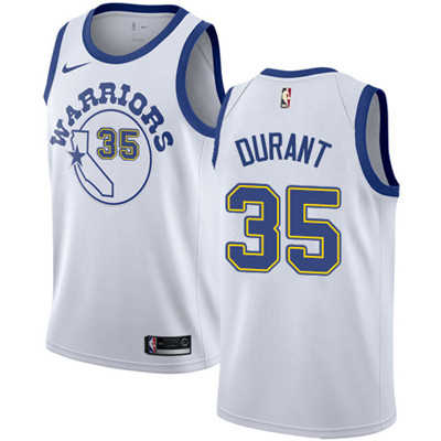Nike Warriors #35 Kevin Durant White Throwback Youth NBA Swingman Hardwood Classics Jersey Nike Warriors #35 Kevin Durant White Throwback Youth NBA Swingman Hardwood Classics Jersey