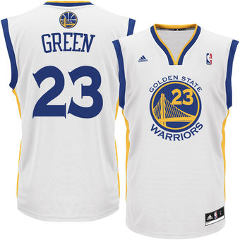 Youth Golden State Warriors Draymond Green adidas White Home Replica Player Jersey