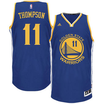 Youth Golden State Warriors Klay Thompson adidas Royal Blue Road Replica Jersey