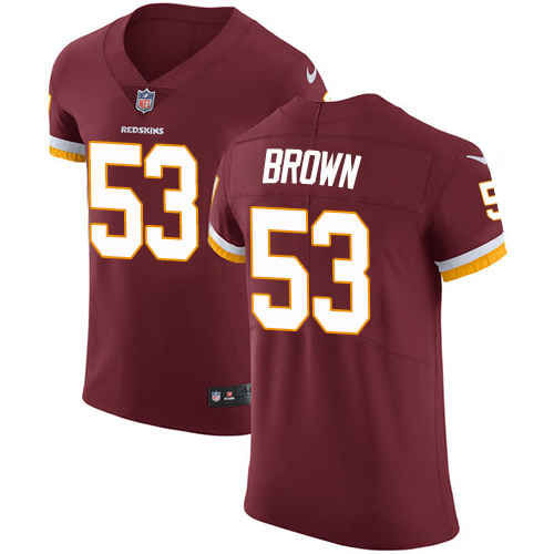 Nike Redskins #53 Zach Brown Burgundy Red Team Color Men's Stitched NFL Vapor Untouchable Elite Jersey Nike Redskins #53 Zach Brown Burgundy Red Team Color Men's Stitched NFL Vapor Untouchable Elite Jersey