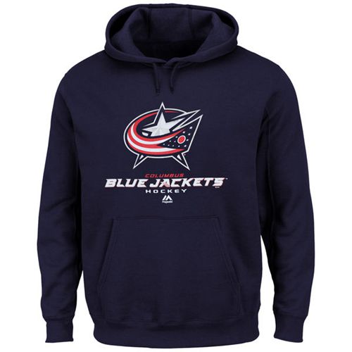 Columbus Blue Jackets Majestic Big & Tall Critical Victory Pullover Hoodie