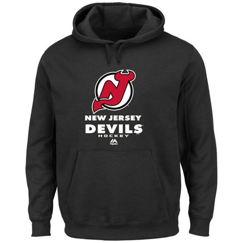 New Jersey Devils Majestic Big & Tall Critical Victory Pullover Hoodie