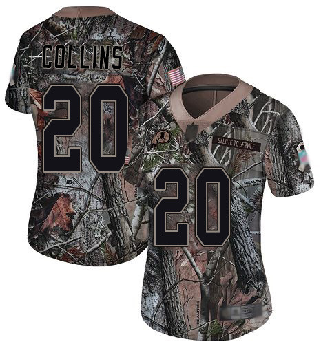 Redskins #20 Landon Collins Camo Women's Stitched Football Limited Rush Realtree Jersey Redskins #20 Landon Collins Camo Women's Stitched Football Limited Rush Realtree Jersey