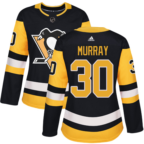 Adidas Penguins #30 Matt Murray Black Home Authentic Women's Stitched NHL Jersey Adidas Penguins #30 Matt Murray Black Home Authentic Women's Stitched NHL Jersey
