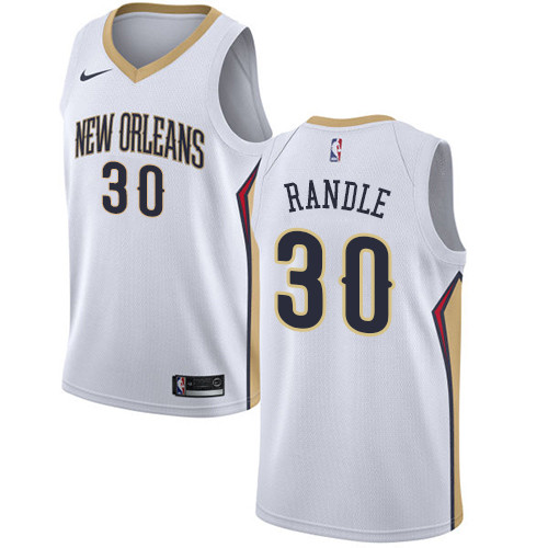 Pelicans #30 Julius Randle White Youth Basketball Swingman Association Edition Jersey