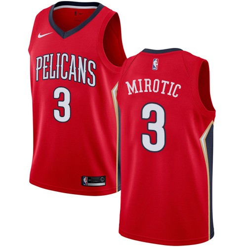 Pelicans #3 Nikola Mirotic Red Youth Basketball Swingman Statement Edition Jersey