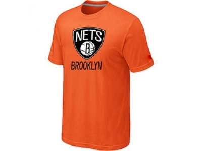 NBA cord net logo T-shirt Orange