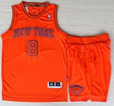 New York Knicks 8 JR Smith Orange Revolution 30 Swingman NBA Jerseys Shorts Christmas Style