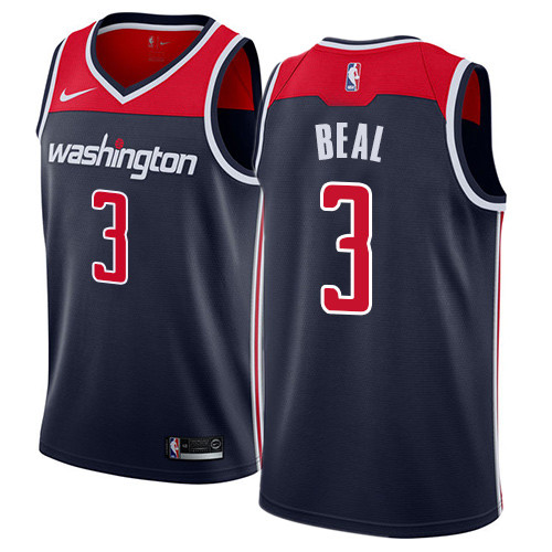 Wizards #3 Bradley Beal Navy Blue Youth Basketball Swingman Statement Edition Jersey