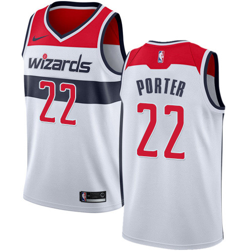 Wizards #22 Otto Porter White Youth Basketball Swingman Association Edition Jersey