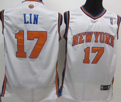 Youth New York Knicks 17 Jeremy Lin white Jersey