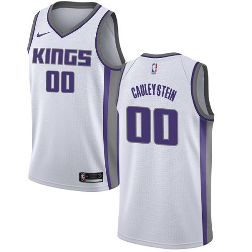 Kings #00 Willie Cauley-Stein White Youth Basketball Swingman Association Edition Jersey
