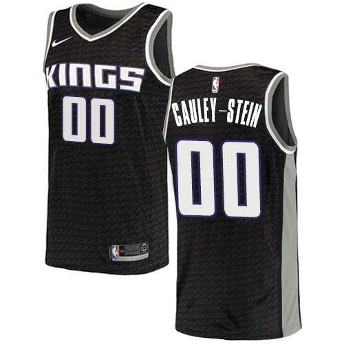 Kings #00 Willie Cauley-Stein Black Youth Basketball Swingman Statement Edition Jersey