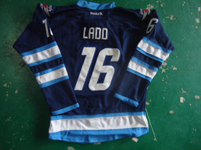 youth KID NHL jerseys Winnipeg Jets 16 LADD jerseys blue