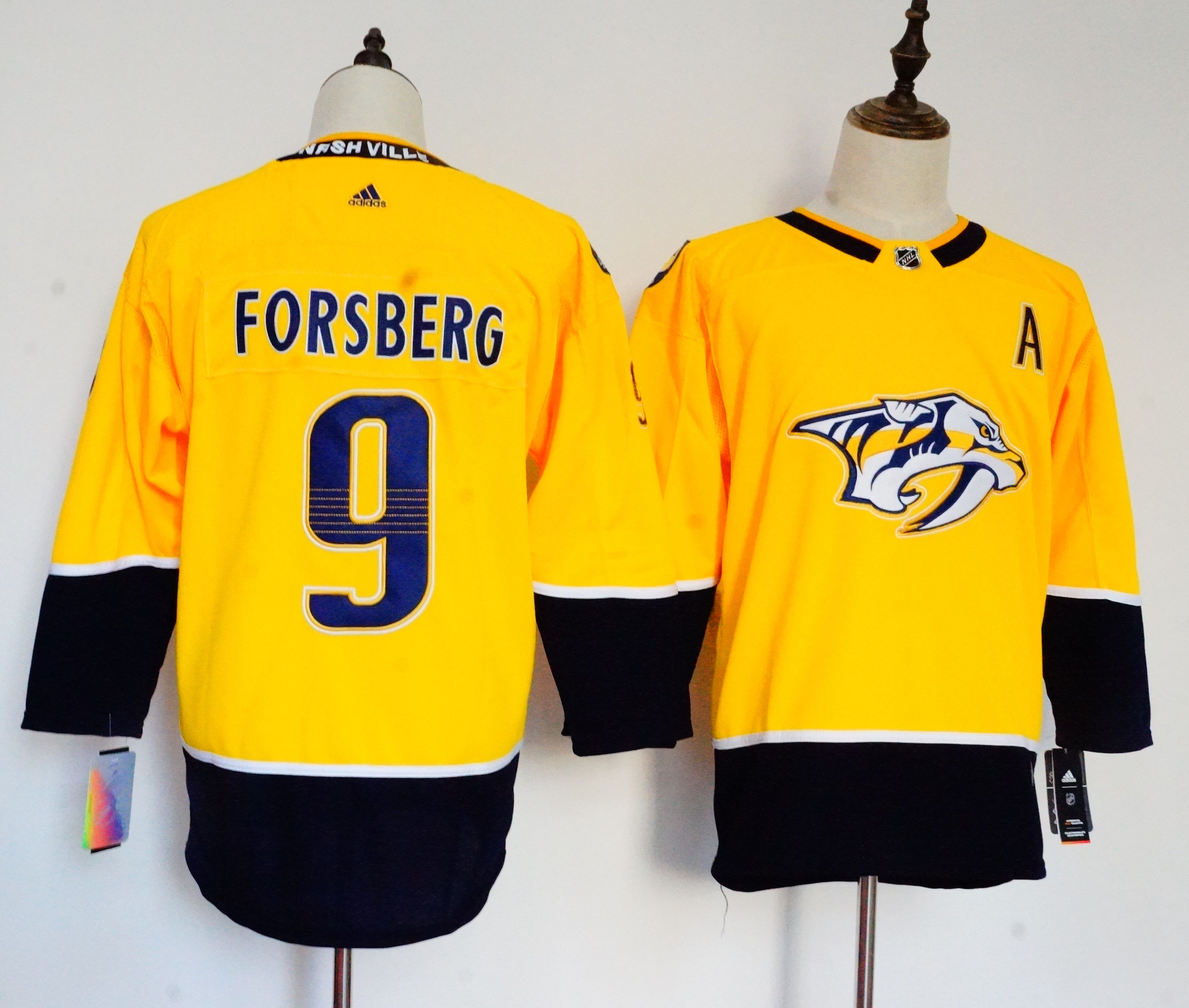 Women Adidas Predators #9 Viktor Arvidsson Yellow Home Authentic Drift Fashion Stitched NHL Jersey 1 Women Adidas Predators #9 Viktor Arvidsson Yellow Home Authentic Drift Fashion Stitched NHL Jersey 1