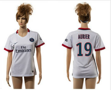 Women Paris Saint-Germain #19 Aurier Away Soccer Club Jersey