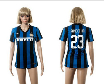 Women Inter Milan #23 Ranocchia Home Soccer Club Jersey