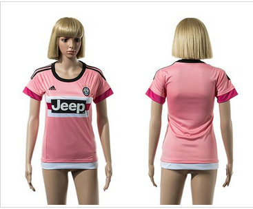 Women Juventus Blank Pink Soccer Club Jersey