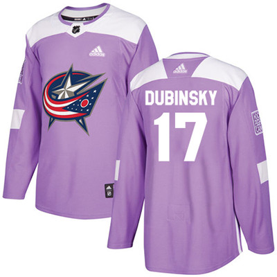 Adidas Blue Jackets #17 Brandon Dubinsky Purple Authentic Fights Cancer Stitched Youth NHL Jersey Adidas Blue Jackets #17 Brandon Dubinsky Purple Authentic Fights Cancer Stitched Youth NHL Jersey
