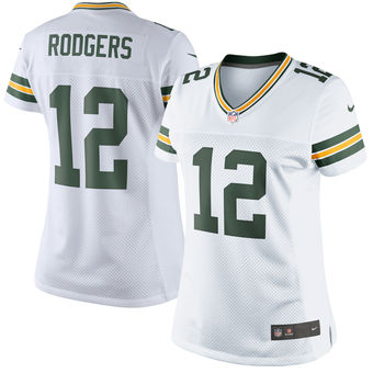 Aaron Rodgers Green Bay Packers Nike Women's Color Rush Limited Jersey - White Aaron Rodgers Green Bay Packers Nike Women's Color Rush Limited Jersey - White
