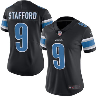 Matthew Stafford Detroit Lions Nike Women's Color Rush Limited Jersey - Black