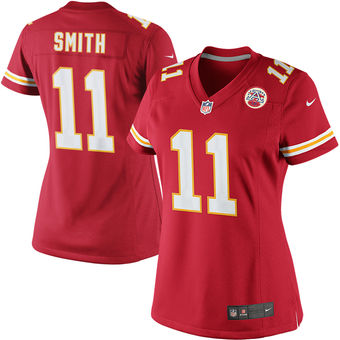 Alex Smith Kansas City Chiefs Nike Women's Limited Jersey – Red