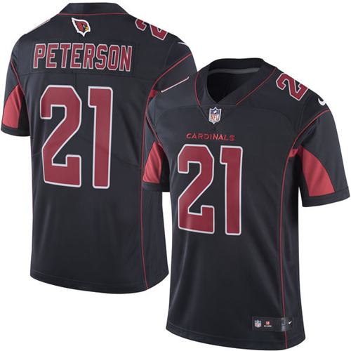 Nike Cardinals #21 Patrick Peterson Black Men's Stitched NFL Limited Rush Jersey Nike Cardinals #21 Patrick Peterson Black Men's Stitched NFL Limited Rush Jersey