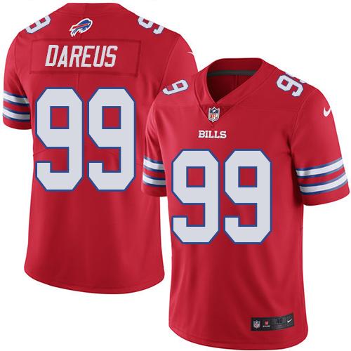 Nike Bills #99 Marcell Dareus Red Men's Stitched NFL Elite Rush Jersey Nike Bills #99 Marcell Dareus Red Men's Stitched NFL Elite Rush Jersey