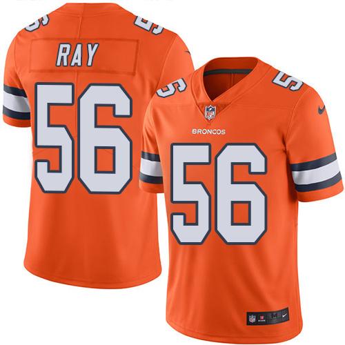 Nike Broncos #56 Shane Ray Orange Men's Stitched NFL Limited Rush Jersey Nike Broncos #56 Shane Ray Orange Men's Stitched NFL Limited Rush Jersey