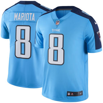Marcus Mariota Tennessee Titans Nike Color Rush Limited Jersey - Light Blue